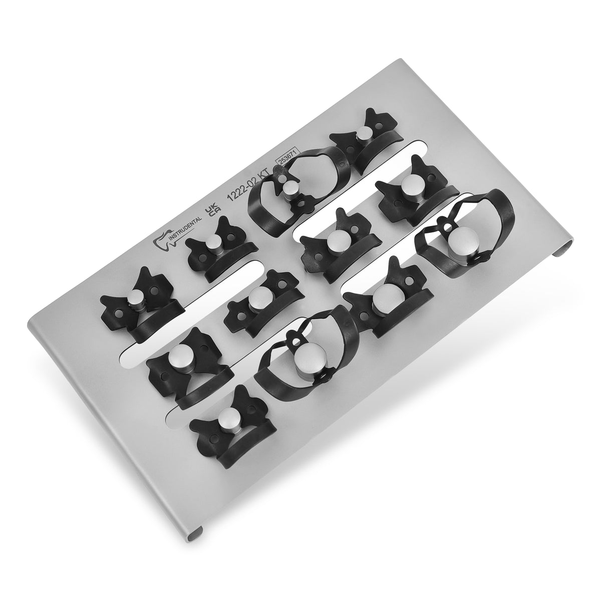 Rubber Dam Clamps Kit 12 Pcs Black Titan