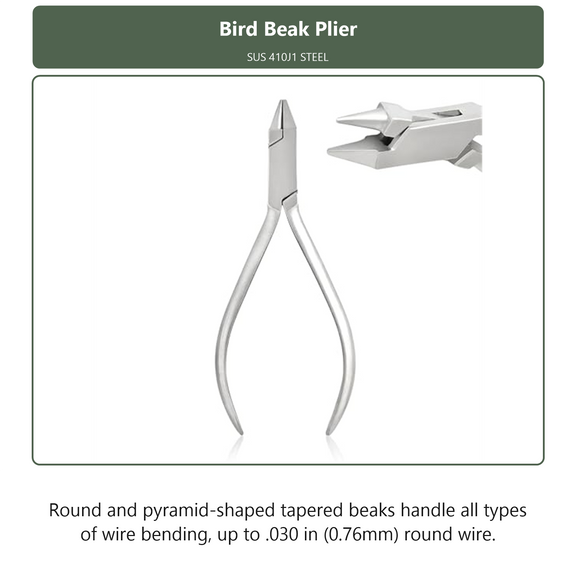 Bird Beak Plier, dental instrument by InstruDental