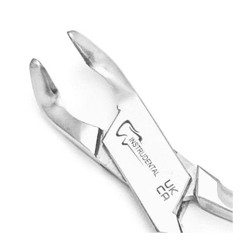 Blumenthal 90 degree bone rongeur, angled jaws and joint close-up