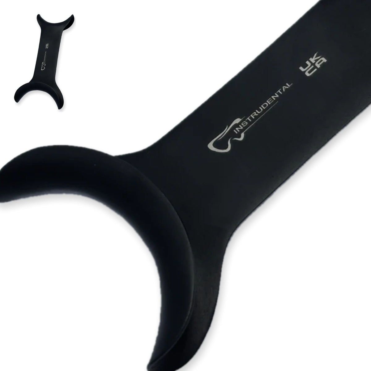 Cheek Retractor Double Ended 45/35mm, Black Coated