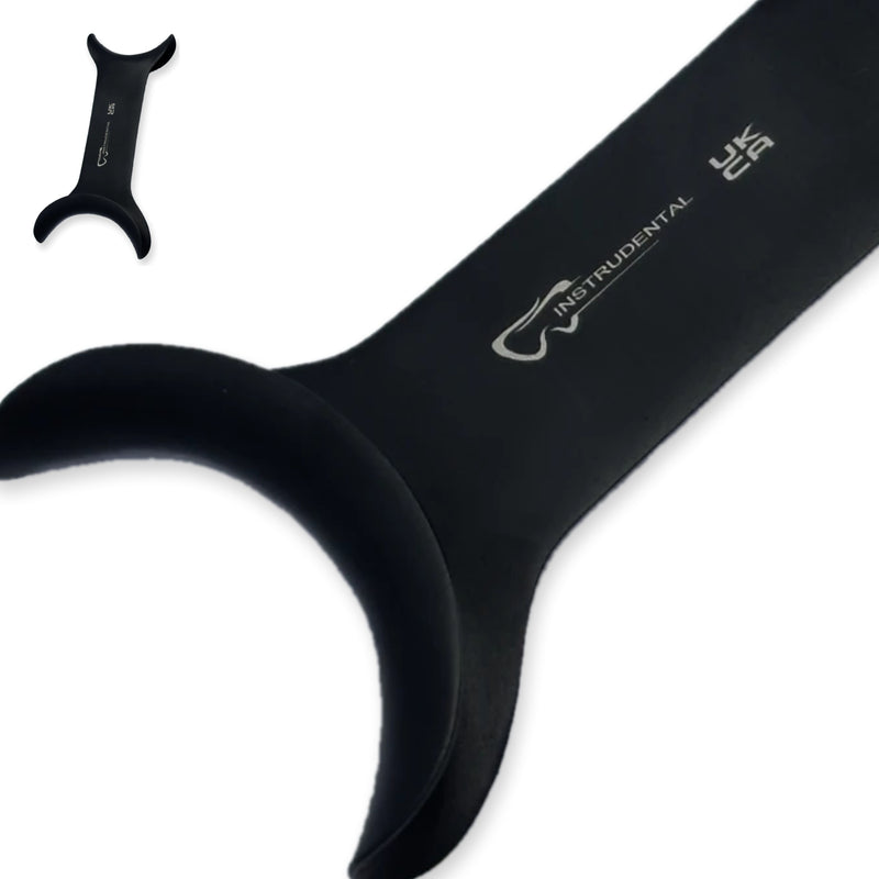 Cheek Retractor Double Ended 45/35mm, Black Coated
