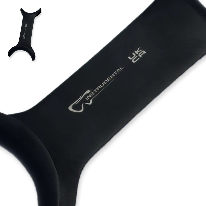 Cheek Retractor Double Ended 45/35mm, Black Coated
