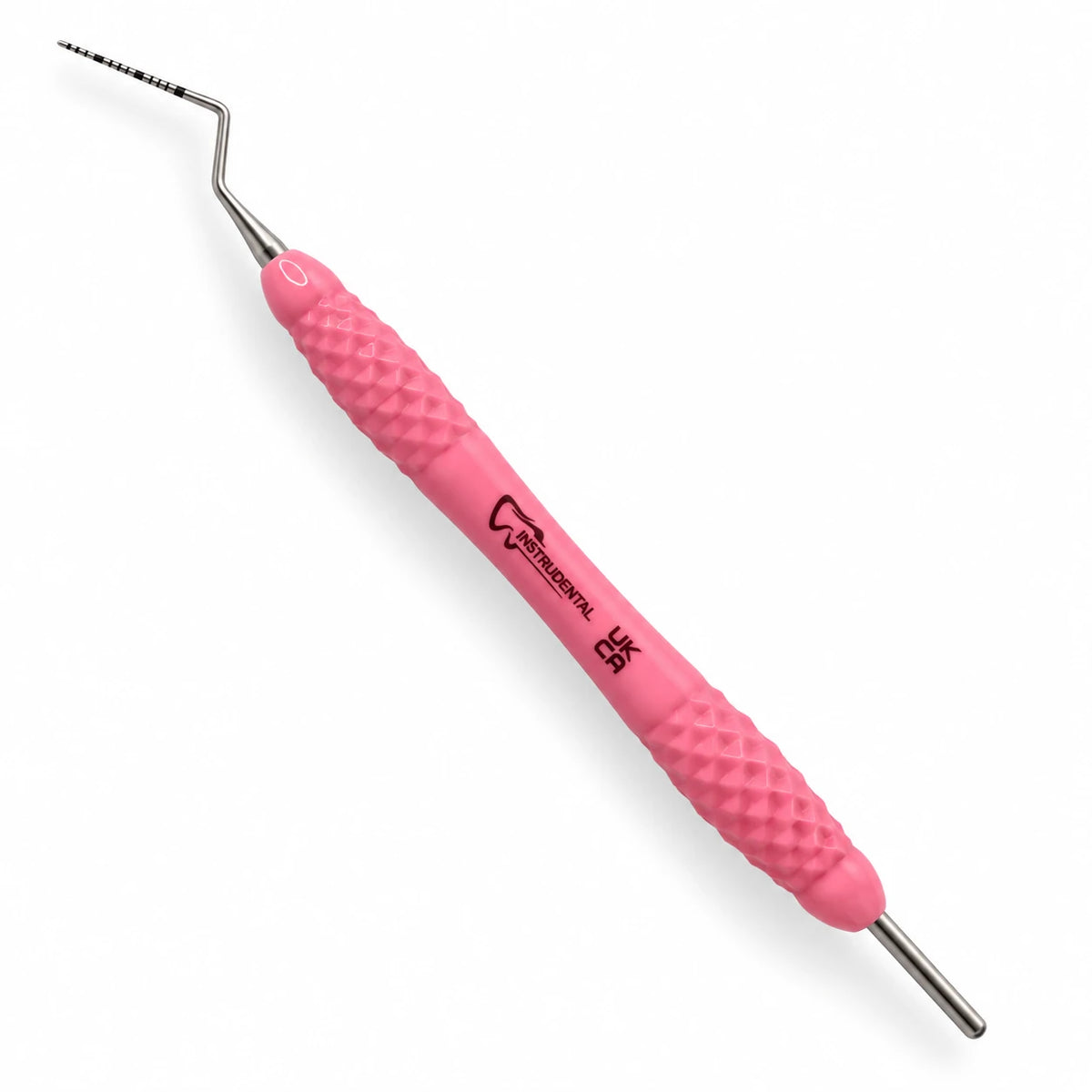 CP15 UNC periodontal probe with pink silicone handle