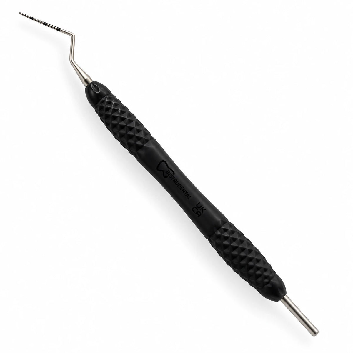 CP15 UNC periodontal probe with black silicone handle