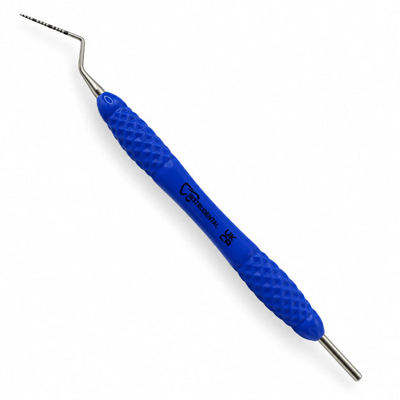 CP15 UNC periodontal probe with blue silicone handle
