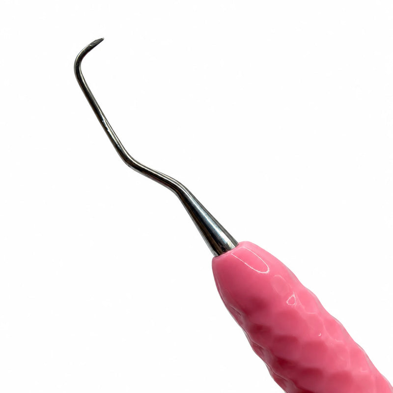 Gracey 11/12 pink, working end close-up