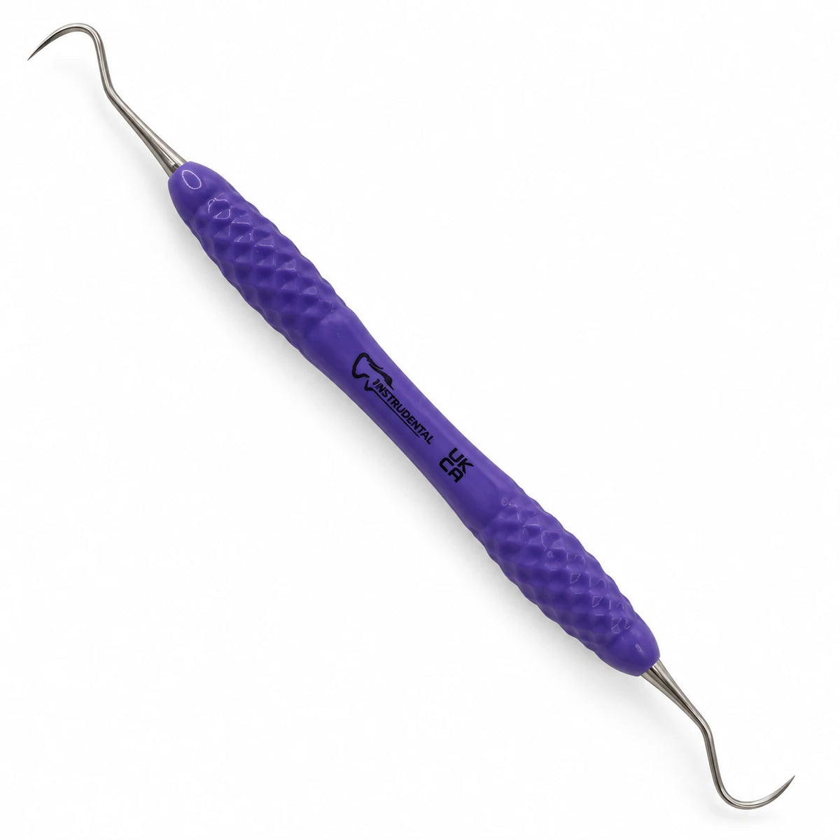 H6/7 sickle scaler with purple silicone handle