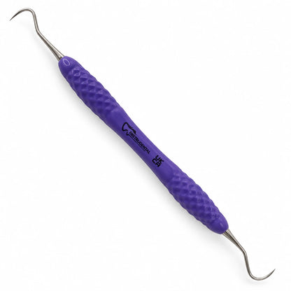 H6/7 sickle scaler with purple silicone handle