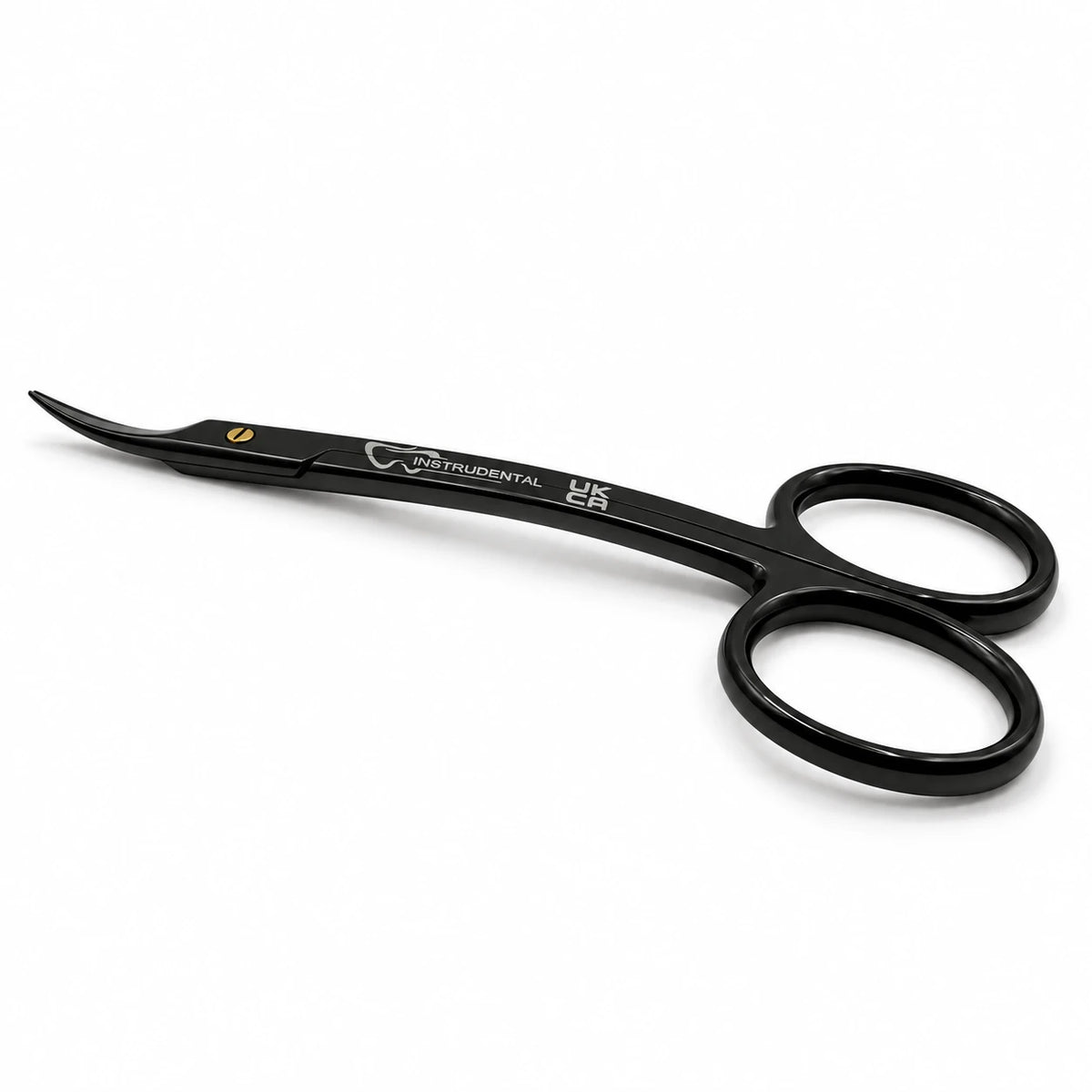 La Grange scissor, double curved, black, 11cm