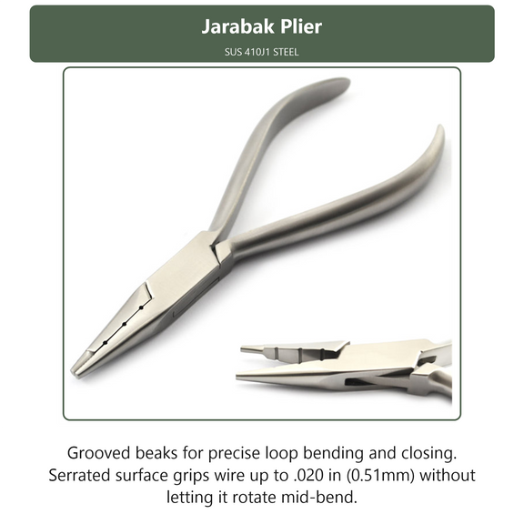 Jarabak Plier, dental instrument by InstruDental