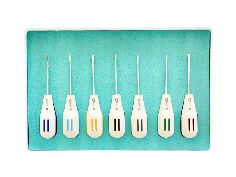 Periotome Luxating Elevator Set, 7 Pieces, PPU Handles