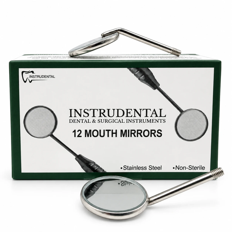 Mouth Mirrors, Plane No.5 (Box of 12 Pcs.)