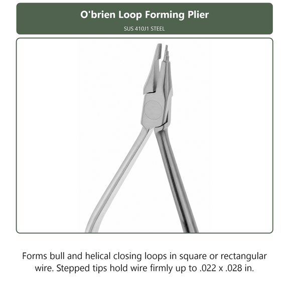Obrien Loop Forming Plier, dental instrument by InstruDental