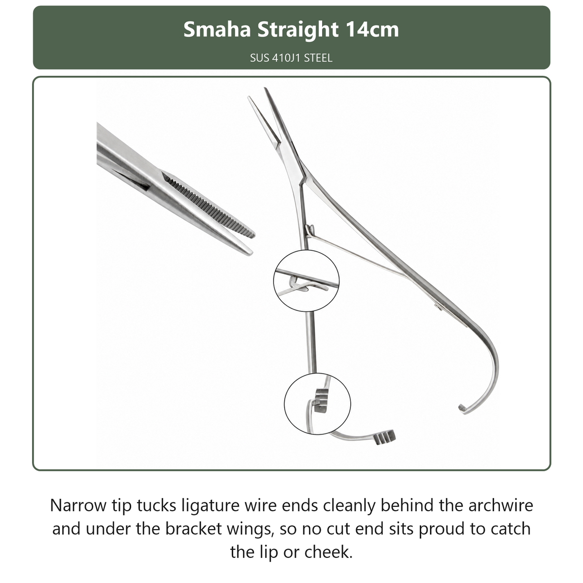 Smaha Straight 14cm, dental instrument by InstruDental