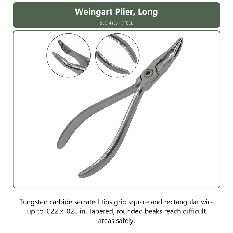 Weingart Plier Long, dental instrument by InstruDental
